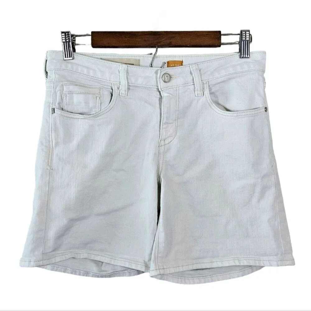 Anthropologie Pilcro & The Letterpress Stet White Distressed Shorts womens sz 28 - Picture 3 of 7